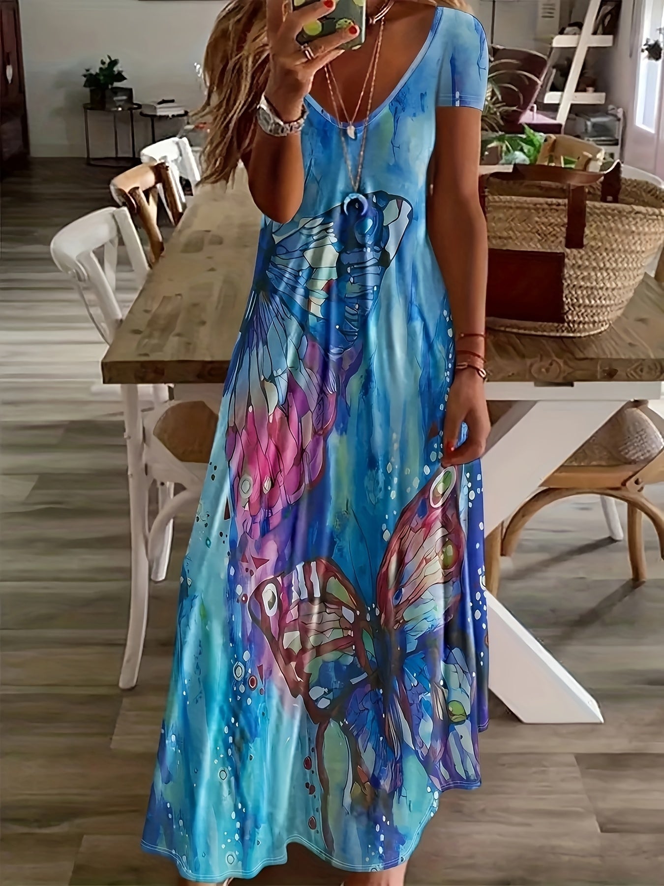 Lisa | Artistic Tummy-Flattering Dress