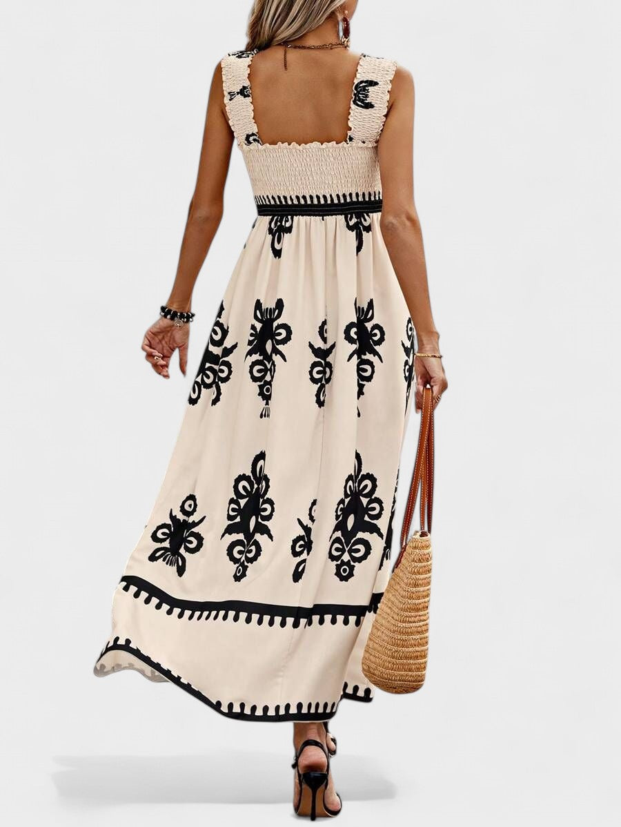 Liora | Maxi Dress with Smocked Bodice