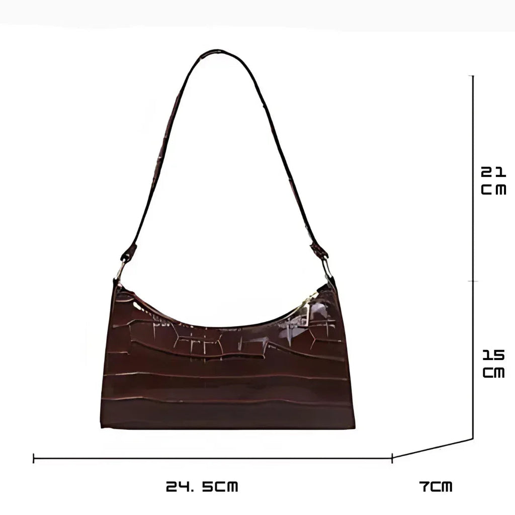 Ava - Shiny Leather Bag