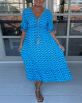 Winona - Summer V-Neck Tassel Dress