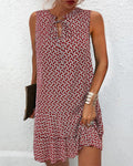 Daisy - Elegant Ruffle Sleeveless Mini Dress