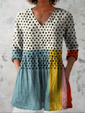 Elowen | Long Blouse with V-Neck