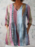 Danica | Long Blouse with V-Neck