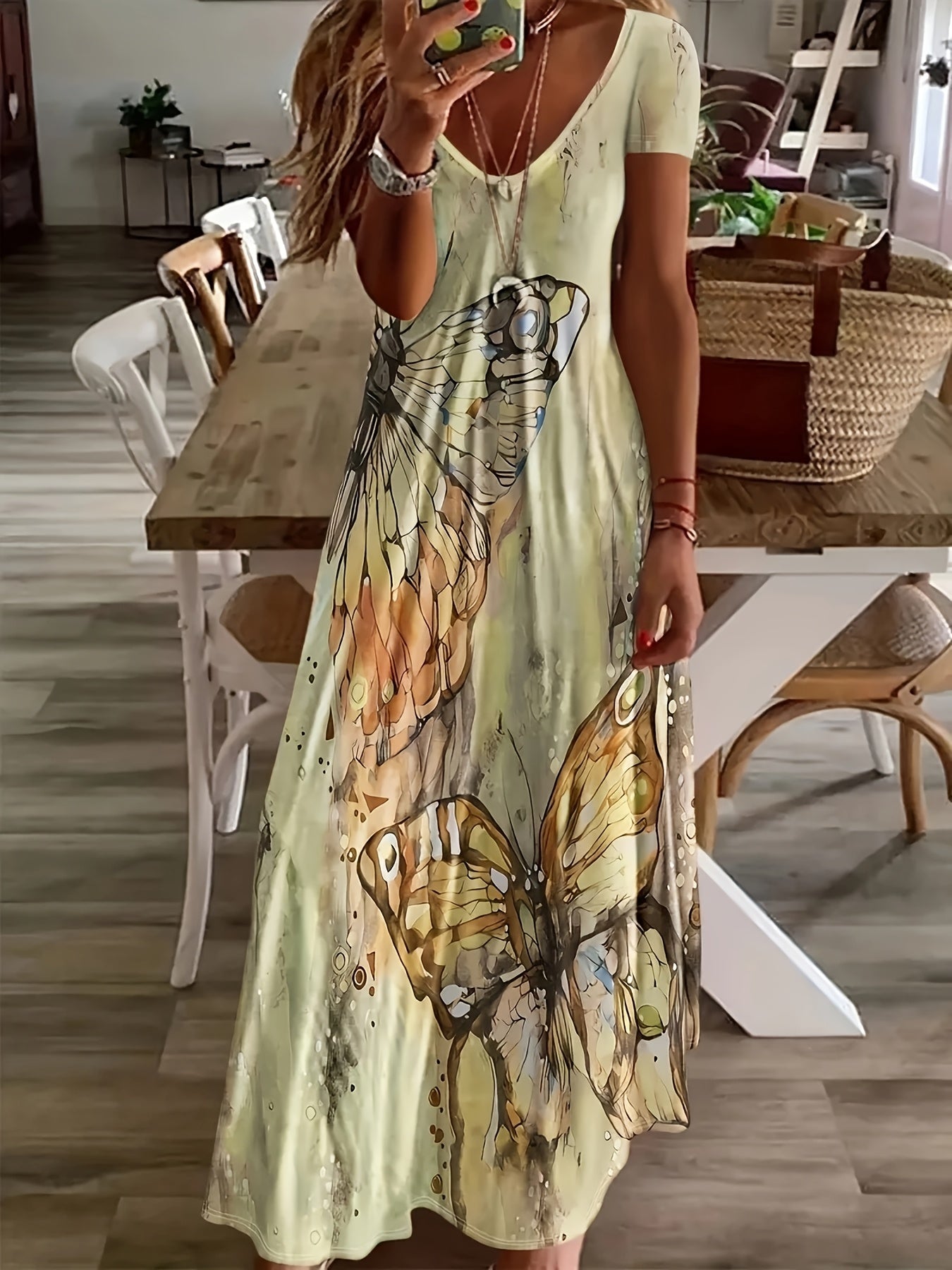Lisa | Artistic Tummy-Flattering Dress
