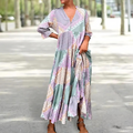 Florentina - Elegant Printed Dress