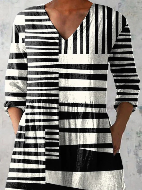 Capri | Long Blouse with V-Neck
