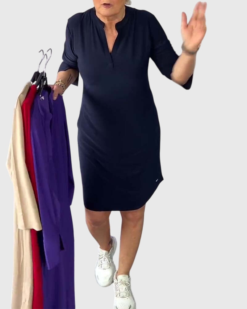 Katherine | V-Neck Dress
