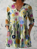 Blaire | Long Blouse with V-Neck