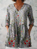 Lana | Long Blouse with V-Neck