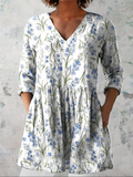 Kara | Long Blouse with V-Neck