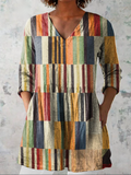 Farrah | Long Blouse with V-Neck
