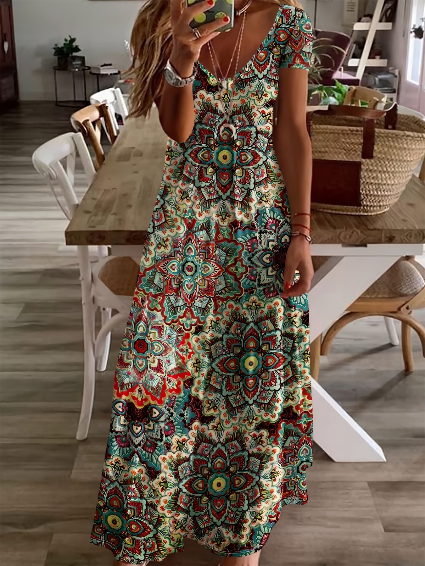 Elise | Artistic Tummy-Flattering Dress