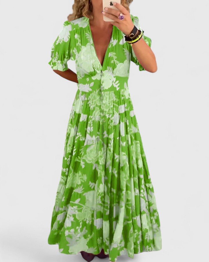 Minelda |  Floral Dress