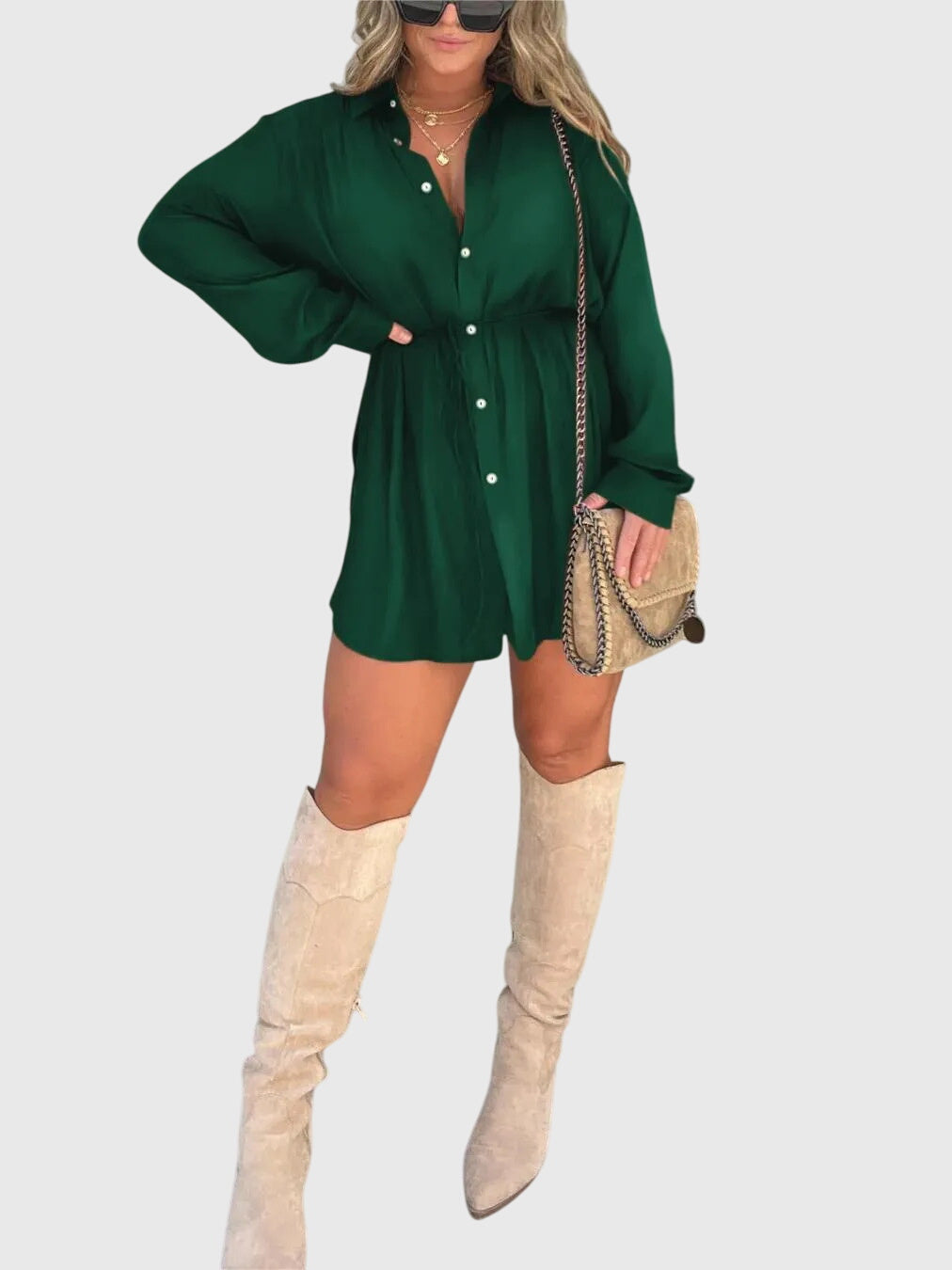 Annie | Elegant Romper Dress