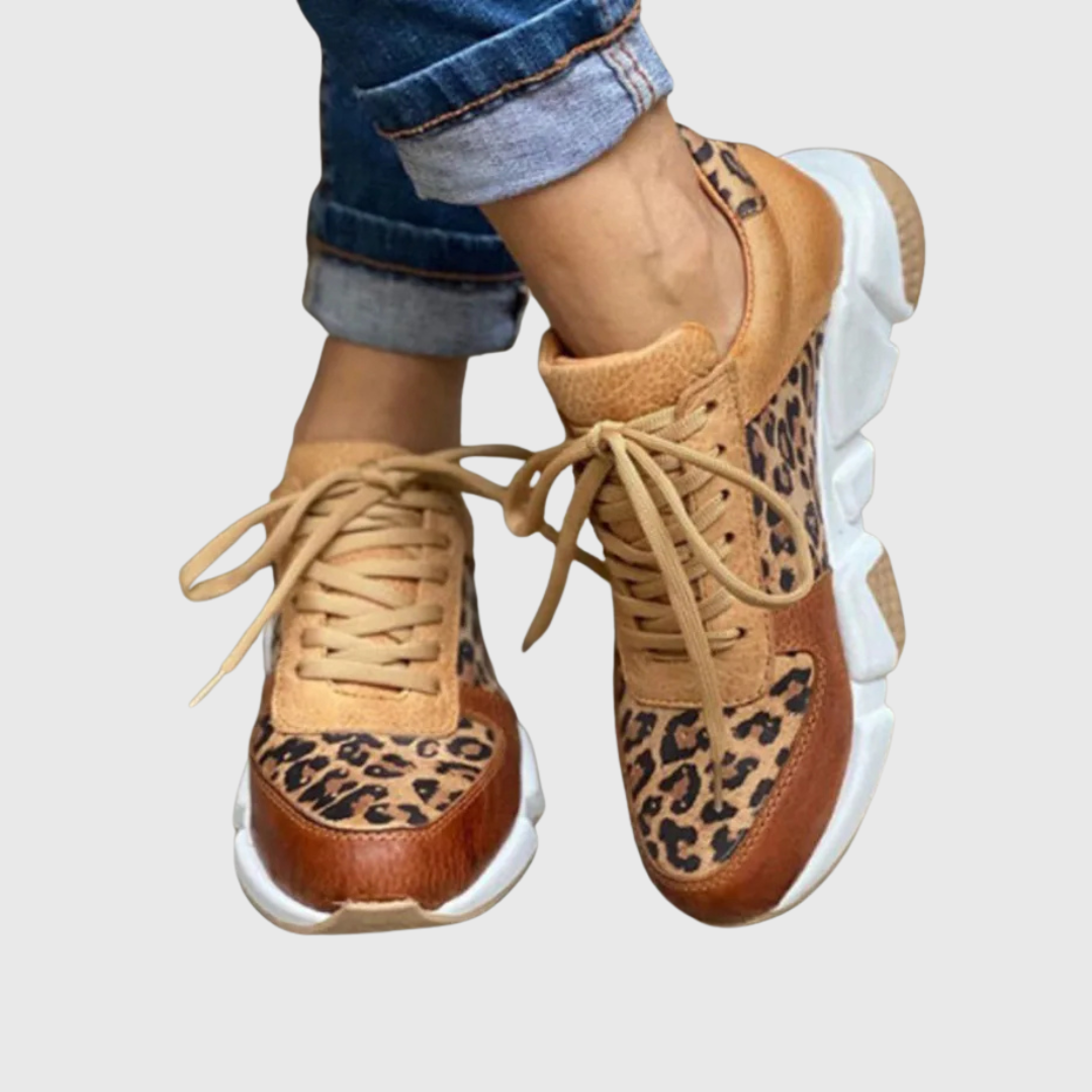 Annie | Comfortable Leopard Sneakers.