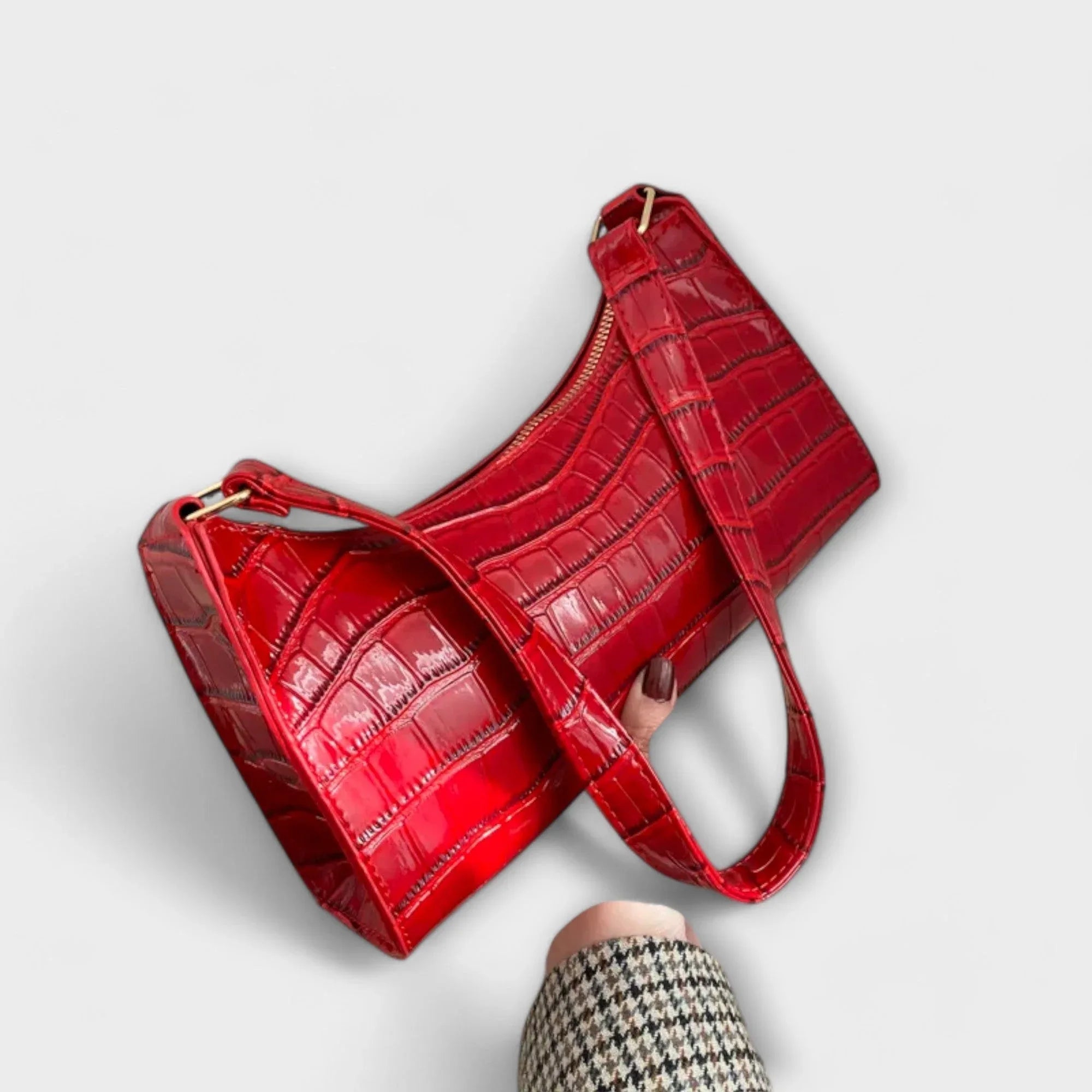 Olivia - Shiny Leather Bag