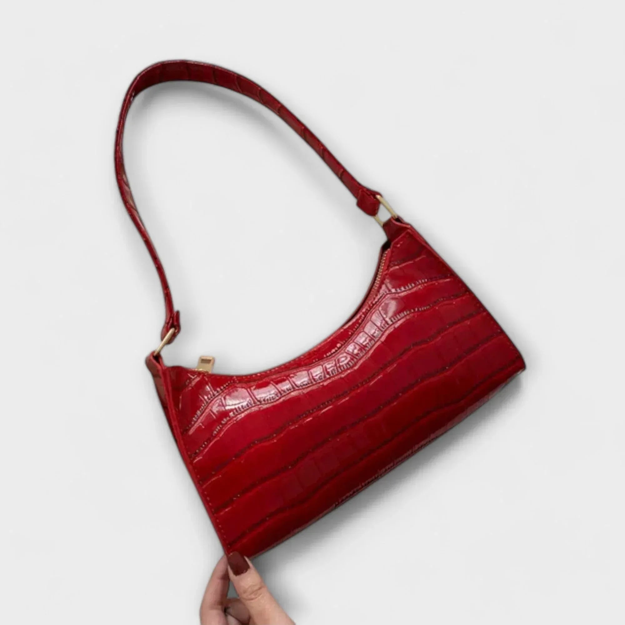 Ava - Shiny Leather Bag