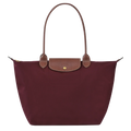 Longchamp - Large Le Pliage Tote, Burgundy