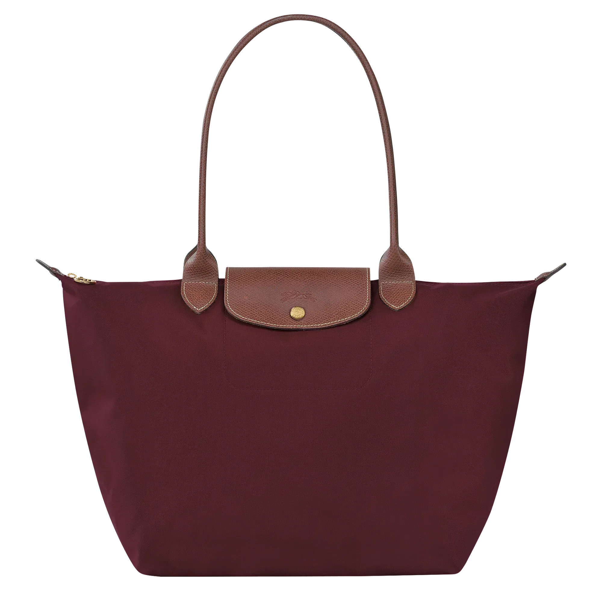 Longchamp - Large Le Pliage Tote, Burgundy