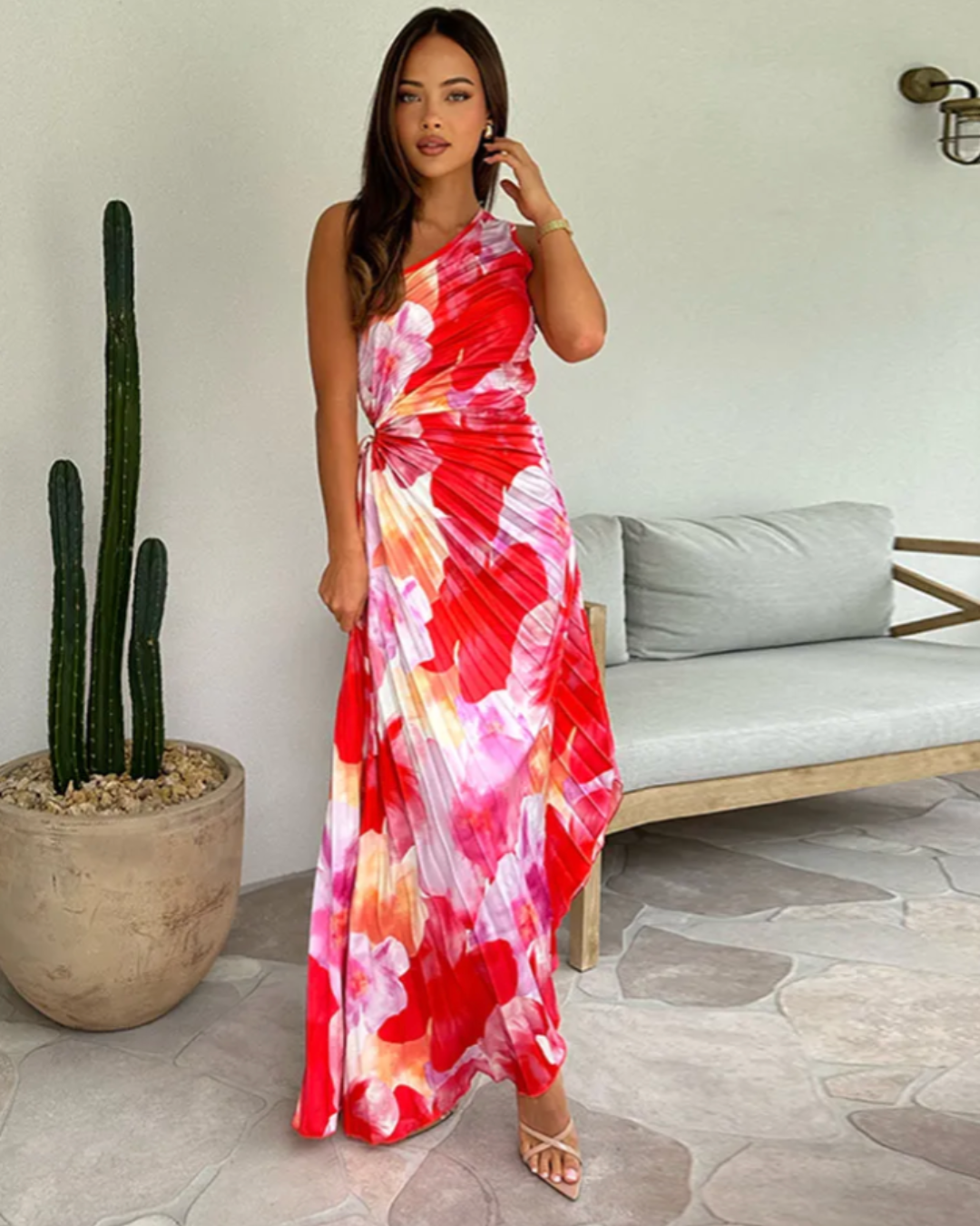 Celeste Dress Vibrant Tropical Evening
