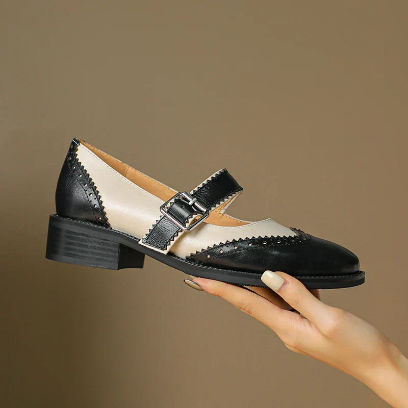Annie | Miana Leather Mary Janes