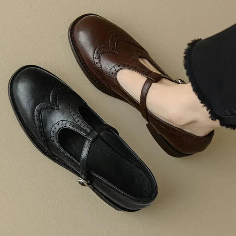 Annie | Elegant T-Strap Mary Janes