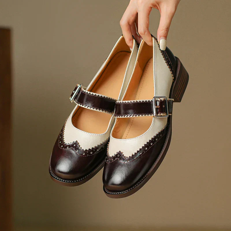 Annie | Miana Leather Mary Janes