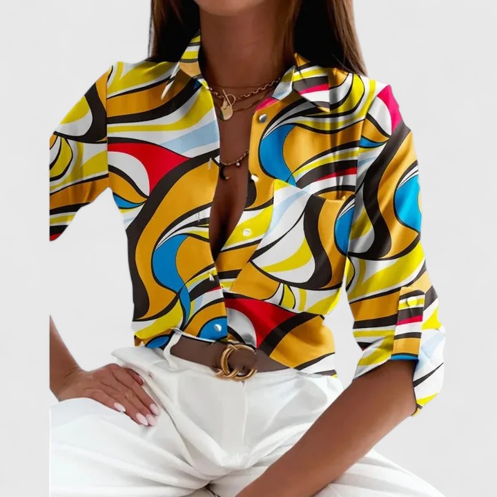 Annie | Elegant Long Sleeve Blouse