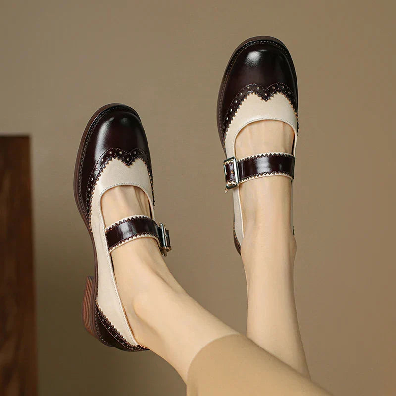 Annie | Miana Leather Mary Janes