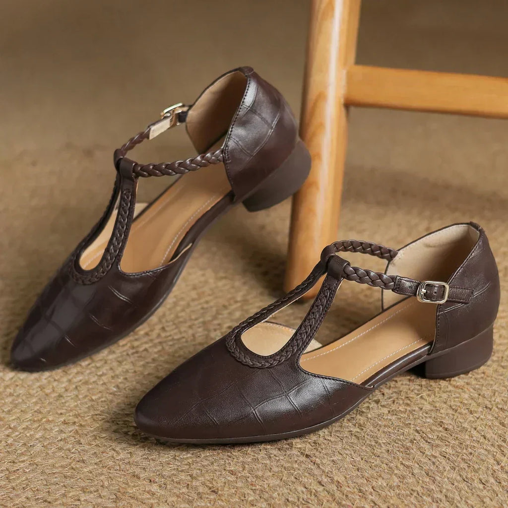 Annie | Kepa Leather Mary Janes