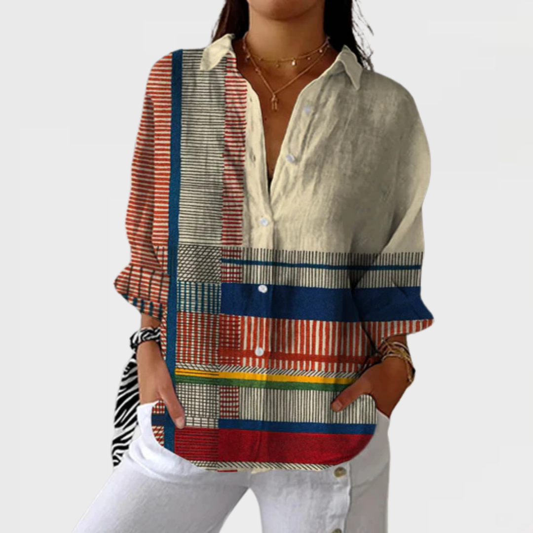 Natalie | Artistic Pattern Blouse
