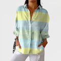 Emma | Pastel Grid Blouse