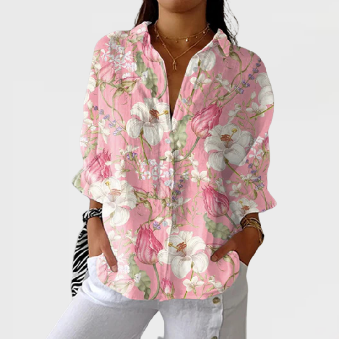 Lauren | Elegant Bloom Blouse