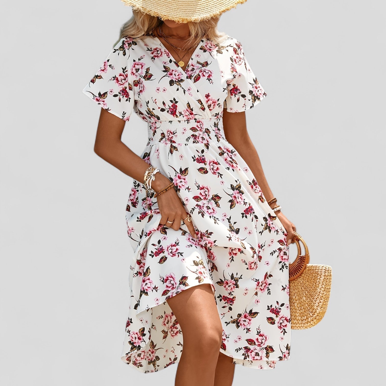 Annie | Comfortable Summer Midi Dress.