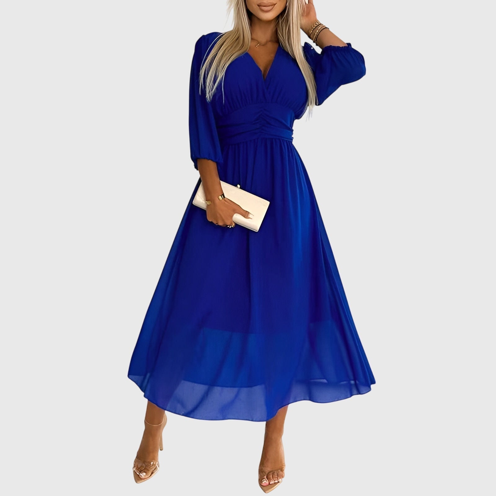Annie | Lightweight Silky Chiffon Dress