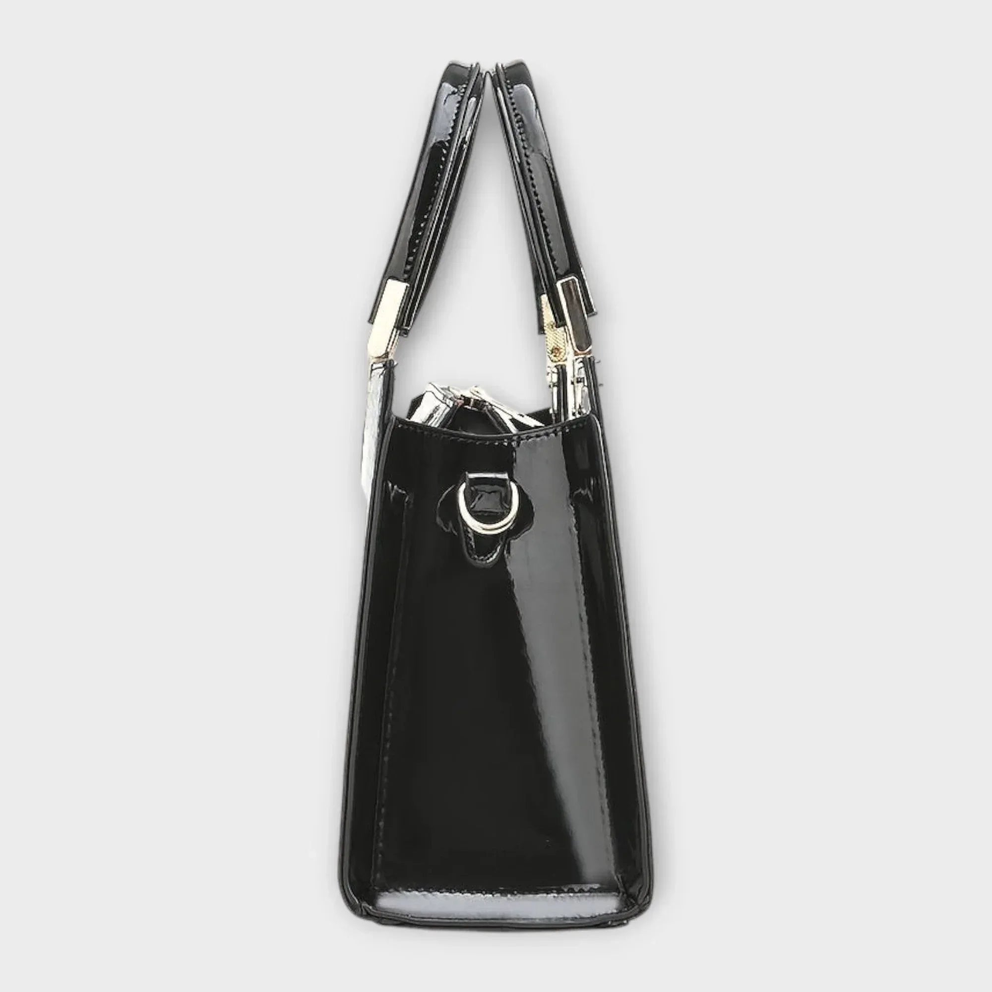 Olivia - Glossy Crocodile Pattern Handbag