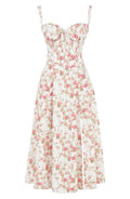 Oakley - Elegant French Style Belted Strap Dress