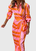 Annie | Elegant Wrap Dress with Print