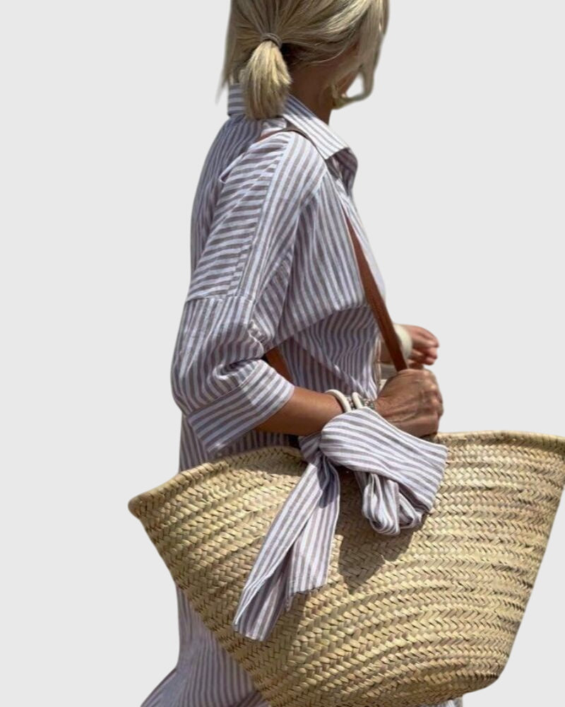 Annie | Classic Striped Dress