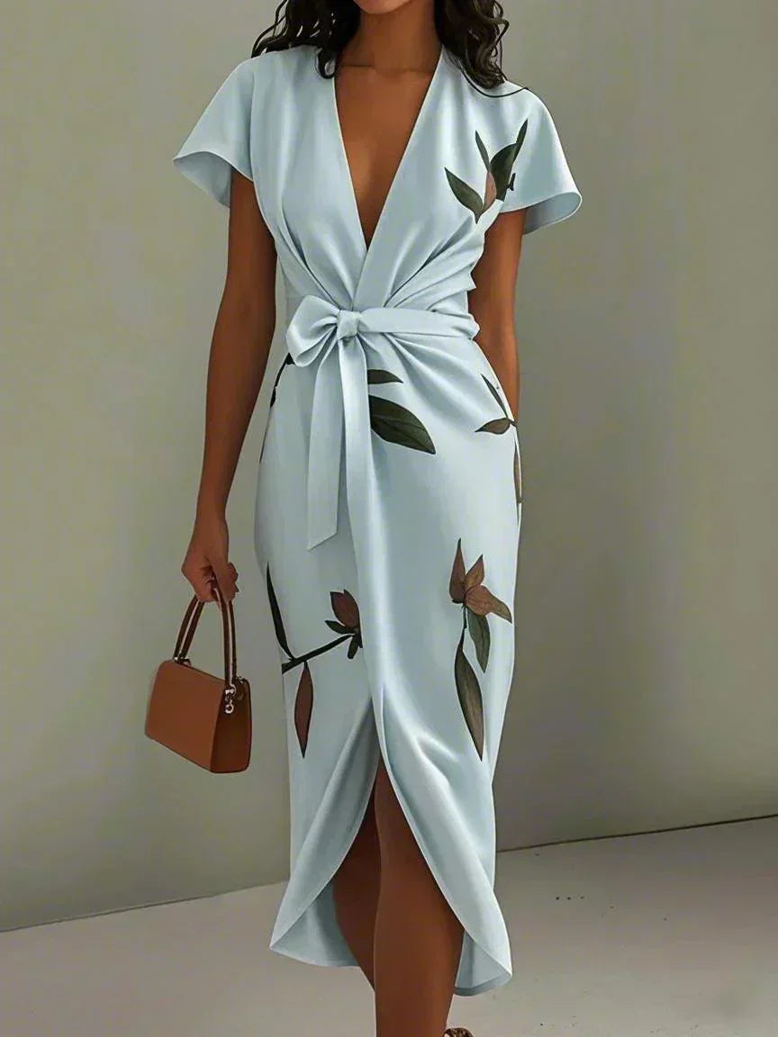 Elegant Wrap Dress