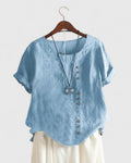 Annie | Comfortable Short Sleeve Blouse