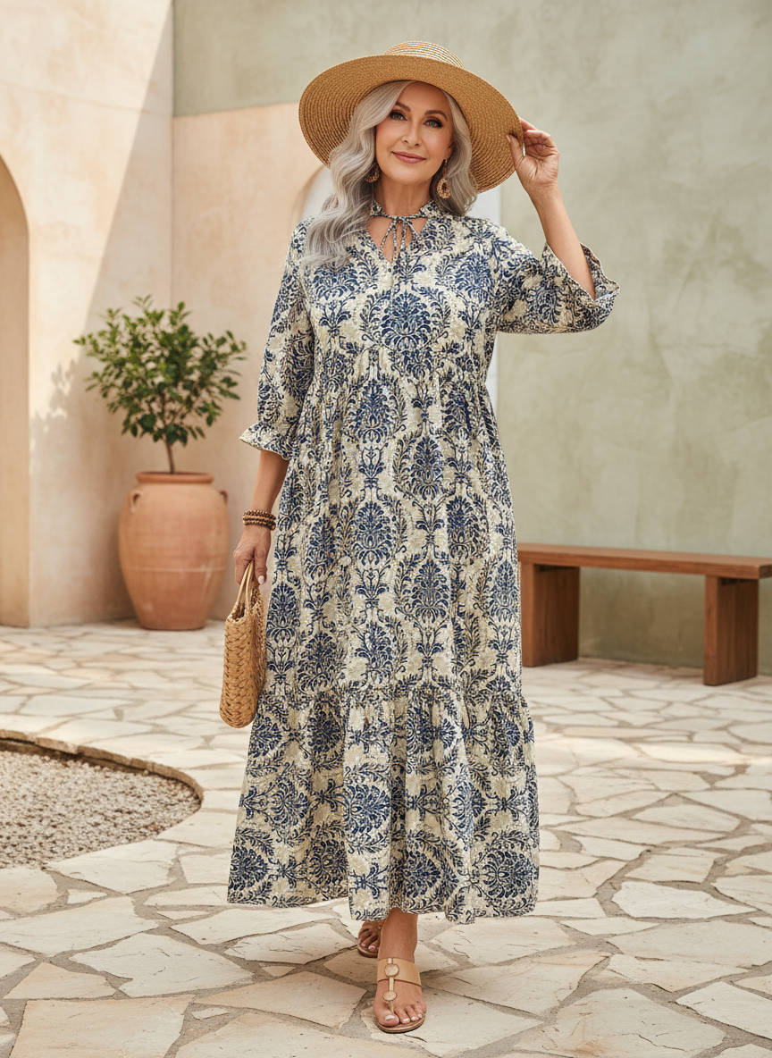 Molly - Boho Mosaic Dress