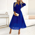 Elegant Wrap Dress