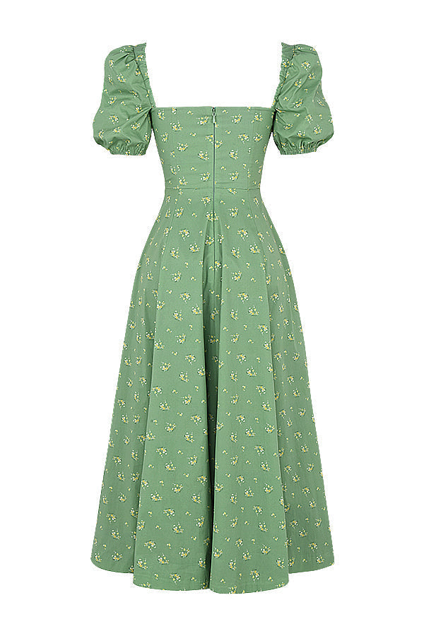 Aviana - Bloom Puff Sleeve Dress