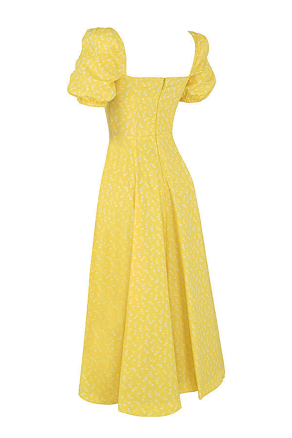 Aviana - Bloom Puff Sleeve Dress